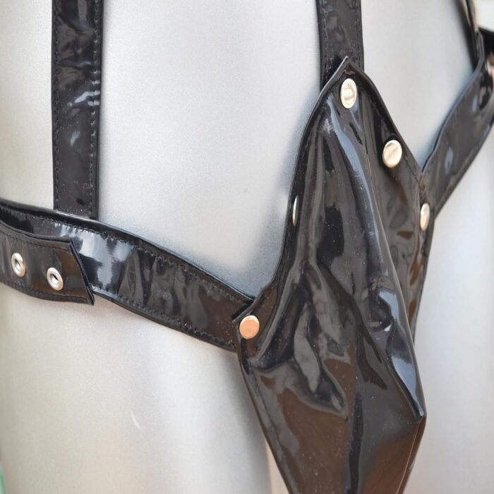 PU Leather Harness For Men Body Chest Belt Sexy Clubwear Male Bdsm Clothes Lingerie for Sex - Image 6