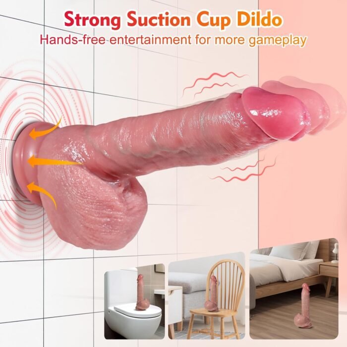 Thrusting Dildo Vibrator Sex Toys - Adult Toys Realistic Suction Cup Dildos with 7 Thrusting & 7 Vibrating & Heating Modes for G-Spot Anal Vagina Stimulation, Adult Female Sex Toys for Women Pleasure - Image 5