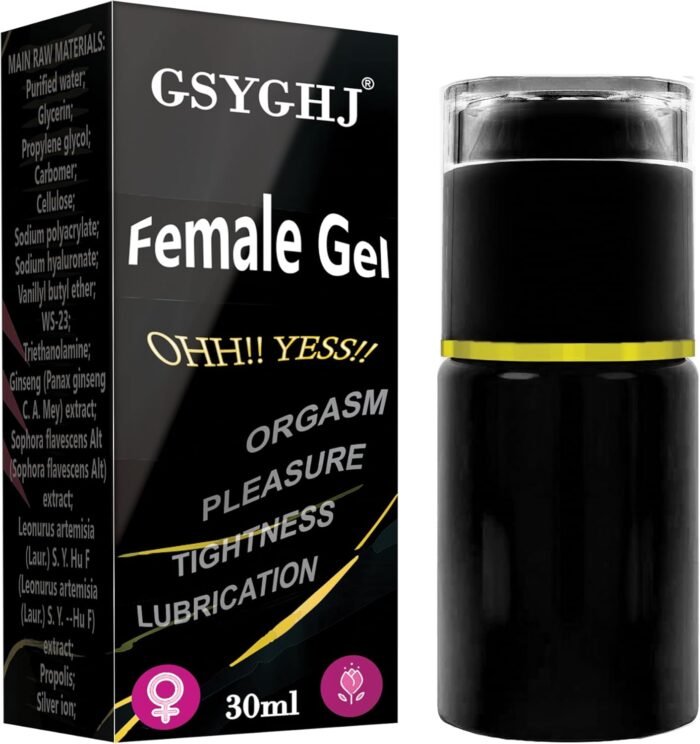 Adult Toy Friendly Female Pleasure Gel, Arousal Stimulant for Women, Couples Massage Enhancer, Tingling Cooling & Warming, Hormone & Paraben Free (Sophora flavesiferas)