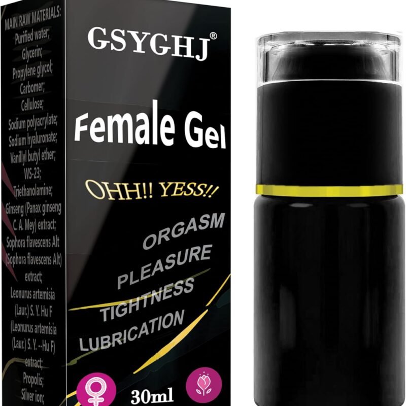 Adult Toy Friendly Female Pleasure Gel, Arousal Stimulant for Women, Couples Massage Enhancer, Tingling Cooling & Warming, Hormone & Paraben Free (Sophora flavesiferas)