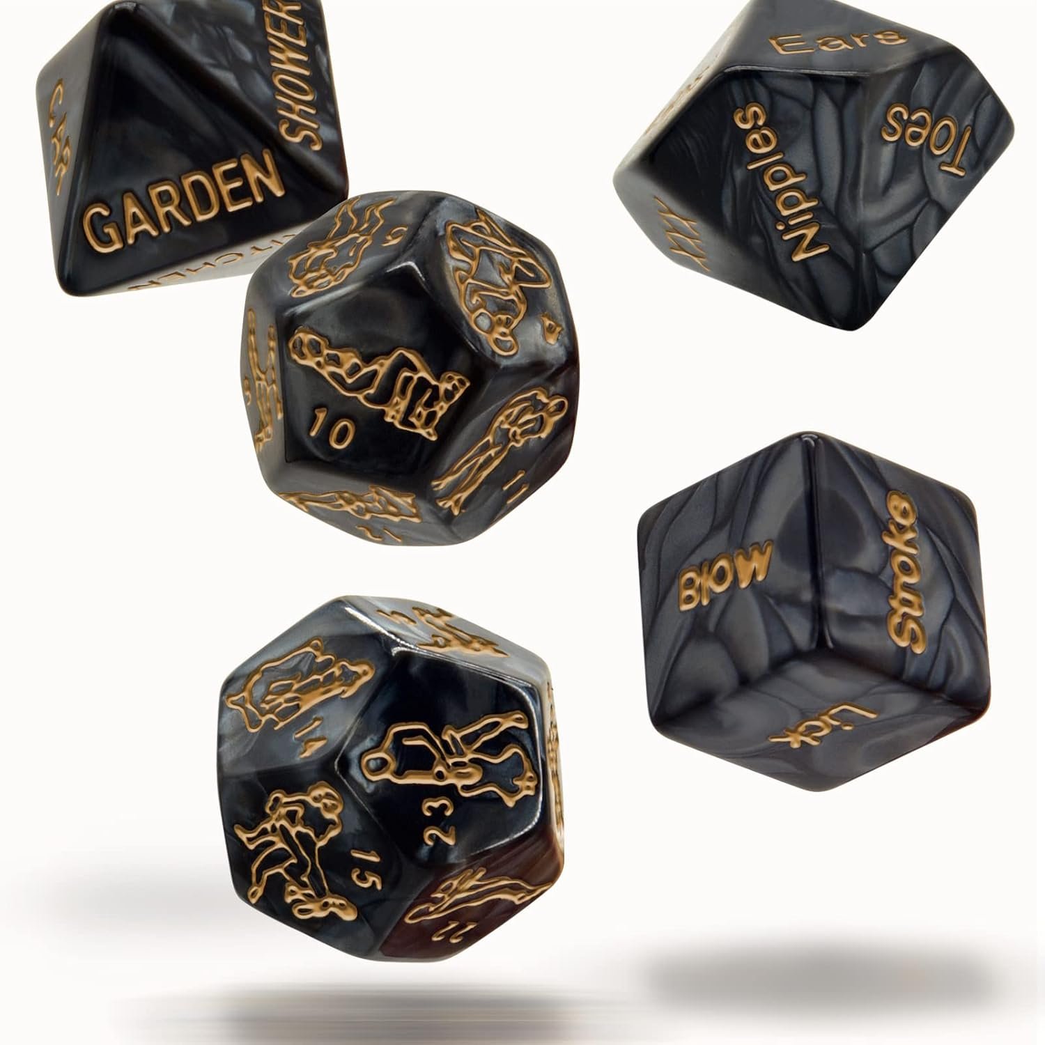 Sex Dice Naughty Positions Dice for Adult Couple Sex Games Romantic Foreplay Couple Sex Toy for Lover 5 PCS - Image 5