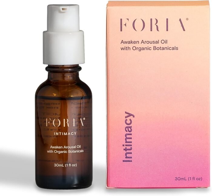 Foria Awaken Arousal Oil | Organic, All-Natural Oil Designed for Women, Safe for Sensitive Skin | 1 Fl Oz