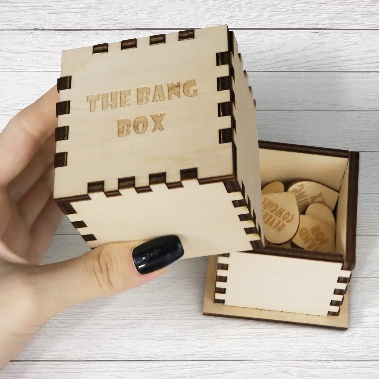 Sex Dice Sex Games Sex Toys for Couples, Adult Sex Toys & Games Sex Things for Couples Kinky, Sexual Pleasure Tools for Women Men, Couples Games Date Night Ideas DIY Love Box with 20 Tokens - Image 3