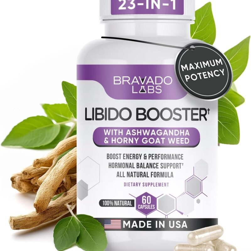 Libido Enhancer Supplement - Female Libido Booster for Women - Drive, Energy, Mood, Intimacy and Performance Enhancement Pills - with Maca Root, Ashwagandha, Dong Quai - 60 ct