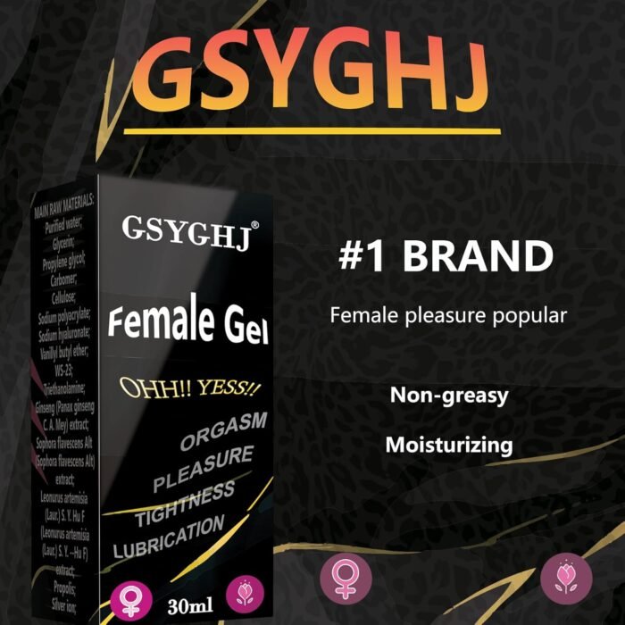 Adult Toy Friendly Female Pleasure Gel, Arousal Stimulant for Women, Couples Massage Enhancer, Tingling Cooling & Warming, Hormone & Paraben Free (Sophora flavesiferas) - Image 2
