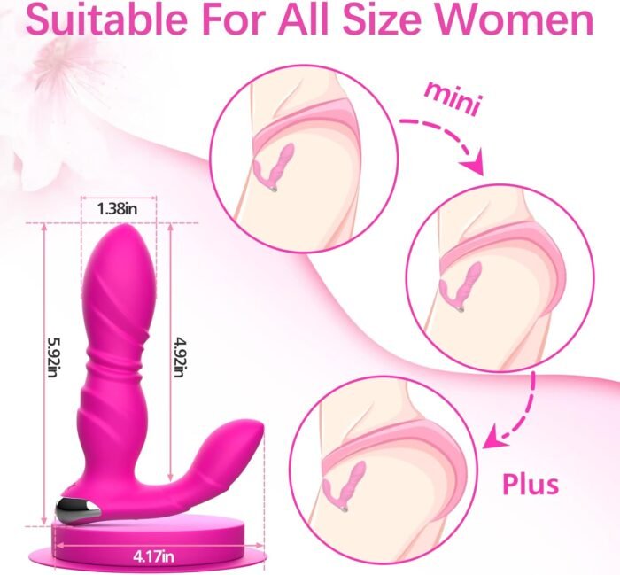 Adult Sex Toys for Women Pleasure - Wearable Thrusting Dildo with App＆Remote Control Vibrators with 9 Powerful Double-Ended Dildos & Clitoral Vibrations Adult Toys for Women Sex Toy Public Play - Image 4