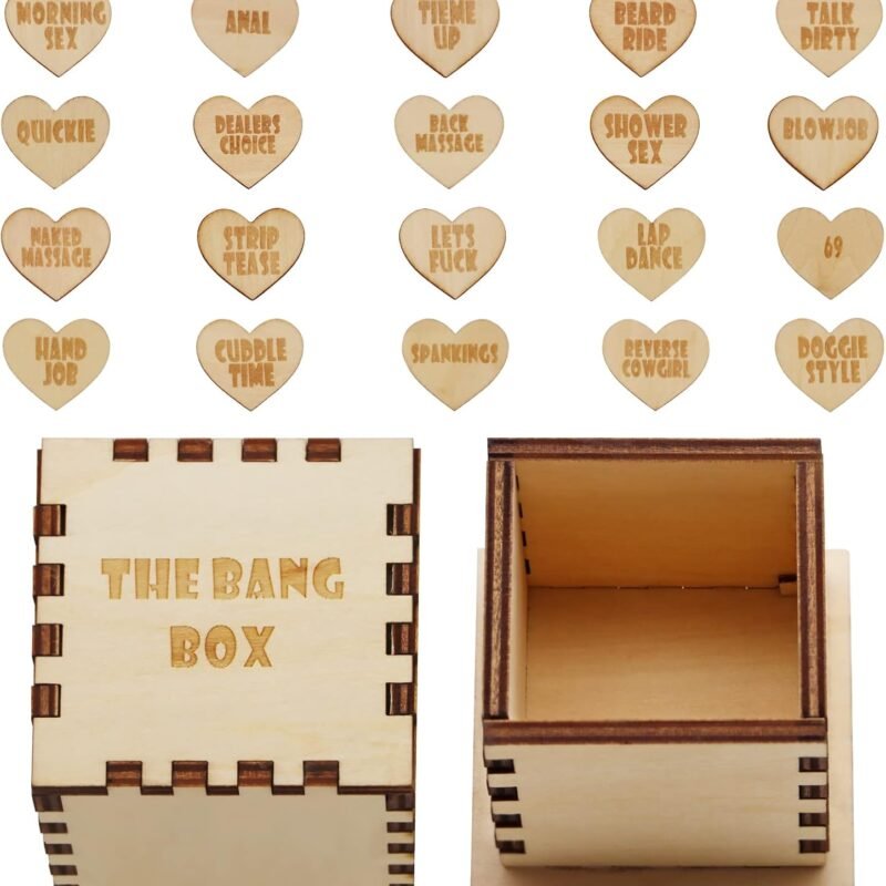 Sex Dice Sex Games Sex Toys for Couples, Adult Sex Toys & Games Sex Things for Couples Kinky, Sexual Pleasure Tools for Women Men, Couples Games Date Night Ideas DIY Love Box with 20 Tokens