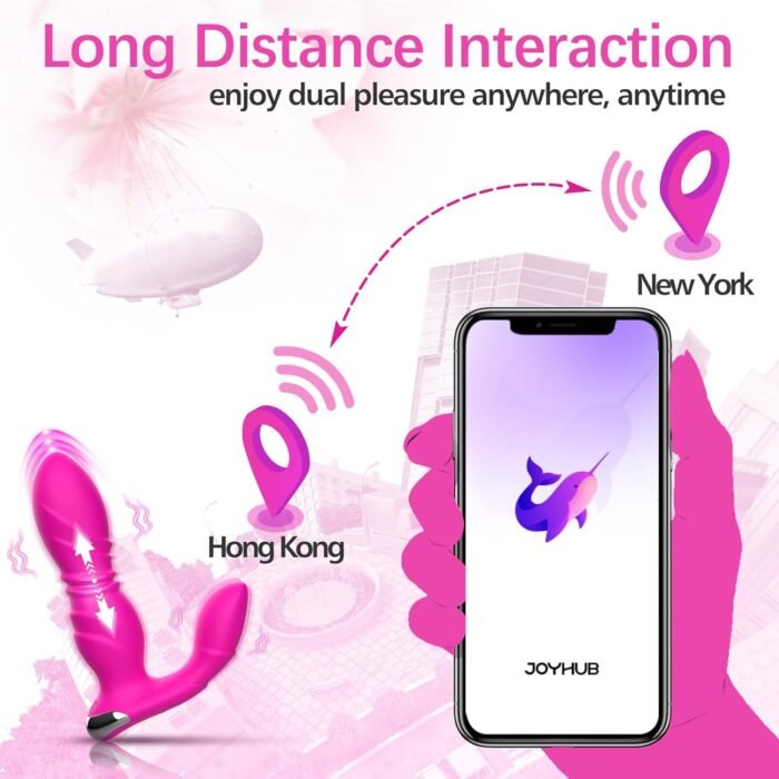 Adult Sex Toys for Women Pleasure - Wearable Thrusting Dildo with App＆Remote Control Vibrators with 9 Powerful Double-Ended Dildos & Clitoral Vibrations Adult Toys for Women Sex Toy Public Play - Image 6