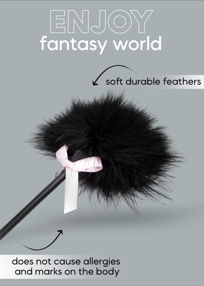 Feather Tickler Adult Tickler Sex Feather Tickler Teaser Ticklers for Adults Bedroom Paddle for Adults - Image 3