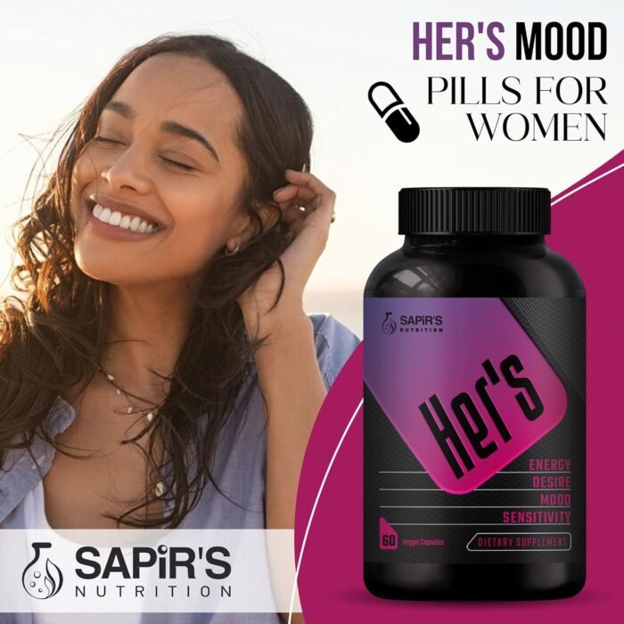 Female Libido Booster for Women - Increase Passion, Desire & Excitement - Relieve Stress, Reduce Dryness & Heighten Sensitivity, Hers Hornygoatweed Energy Supplement for Women in the Mood Enhancer - Image 4