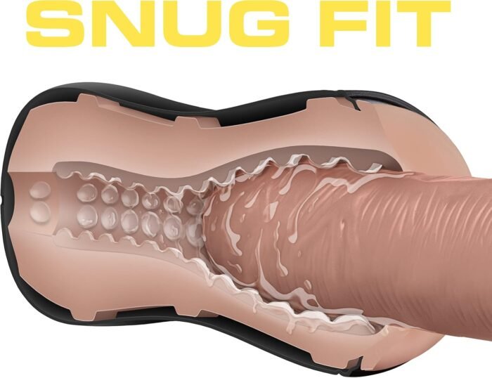 Blush Novelties, Coverboy Surfer Dude, Realistic Male Masturbator Self Lubricating Stroker, Textured Ribs for Massaging Pleasure & Flesh Feel, Gay or Straight Pocket Anal Play, Adult Male Sex Toy - Image 7