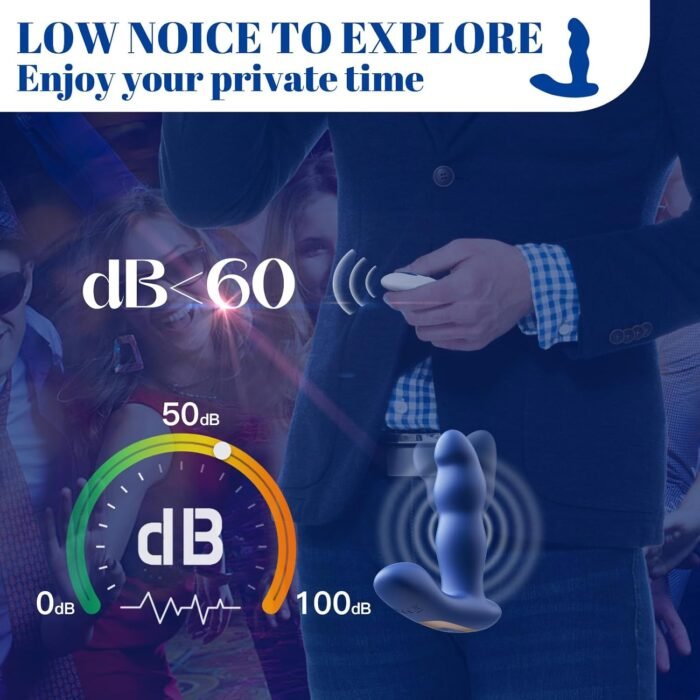 360° Rotating Prostate Anal Sex Toy for Male Masturbator & Female Clitoral Dildo Massage with 7 Rotating & 7 Vibrating Modes, Beginner Advanced Player Butt Training Remote Control Vibrating Couple Toy - Image 7