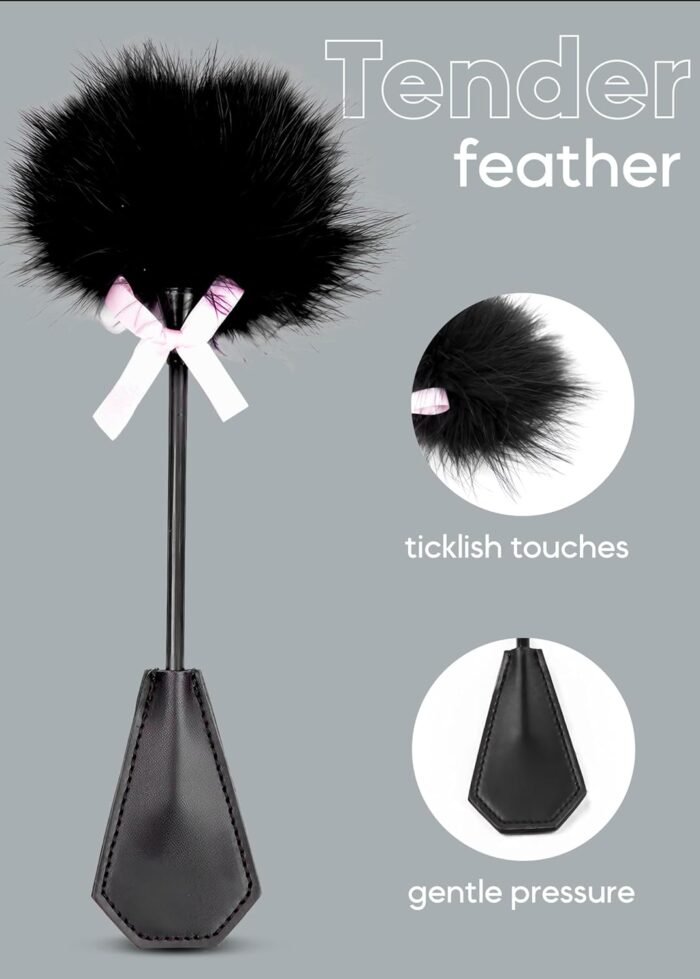 Feather Tickler Adult Tickler Sex Feather Tickler Teaser Ticklers for Adults Bedroom Paddle for Adults - Image 5