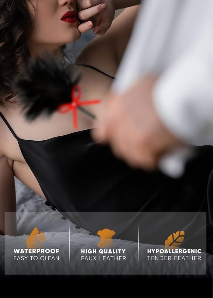 Sex Feather Tickler for Spanking Adults French Teaser Crop for BDSM Role Play SM Bondage Accessories for Couples - Image 4