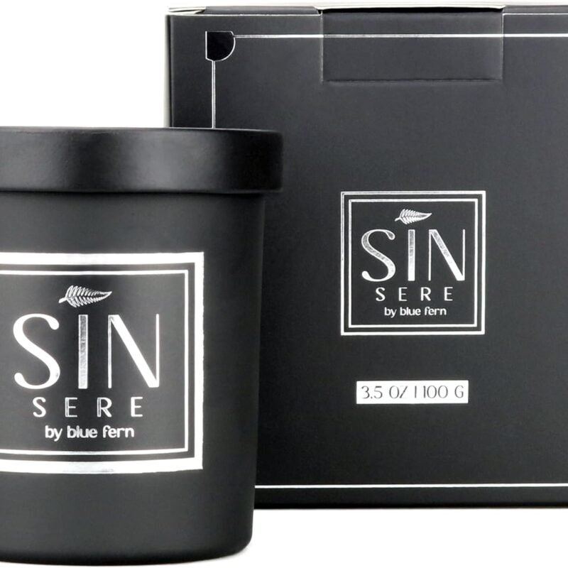SINSERE Massage Candle | Low Heat Massage Oil Candle for Home SPA| Hydrates and Nourishes Skin | Sensual Massage for Couples | Date Night Candle | Made of Soybean and Coconut