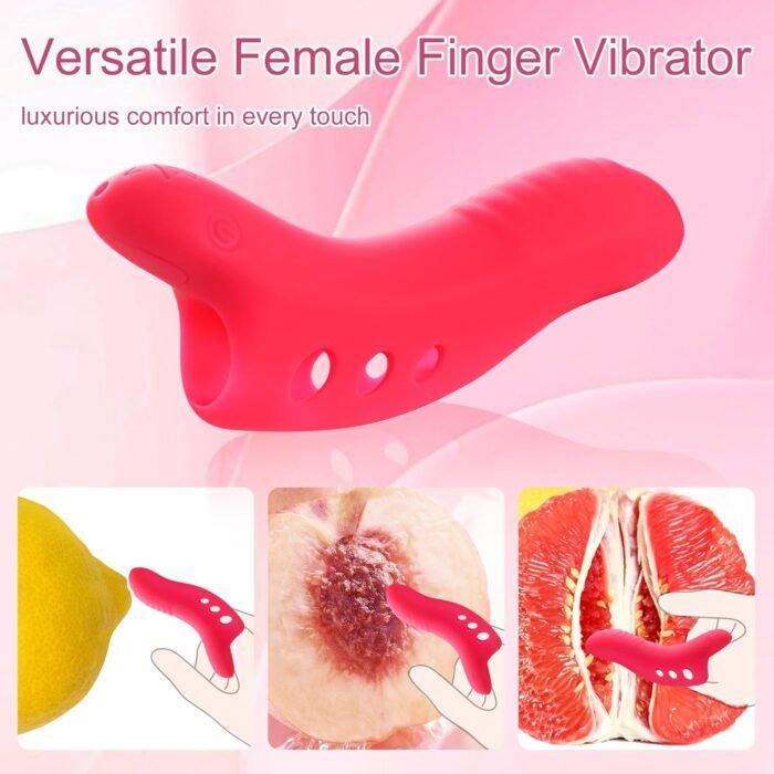 Sex Toys Finger Vibrator for Women: Female G Spot Clit Stimulation for Couples Sexual Pleasure - Quiet Mini Adult Toy with 10 Vibrating Modes for Foreplay Bedroom Shower Travel Gift - Image 8