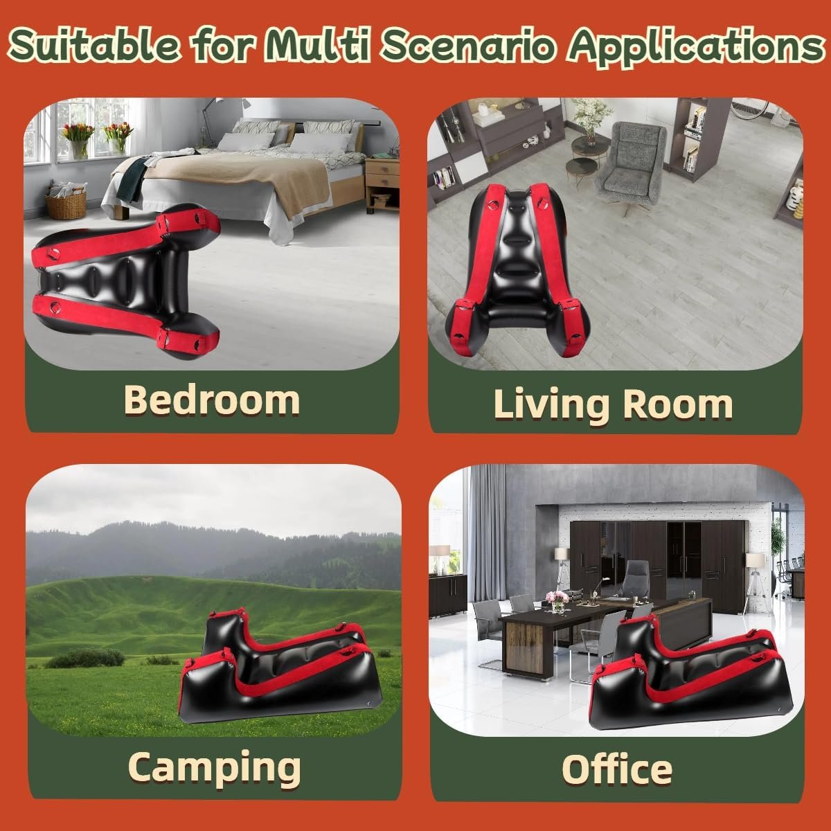 Sex Sofa Sex Furniture Pillow BDSM Sex Toys Inflatable Cushion for Couple Sexual Position Support Multifunctional Ramps - Image 7