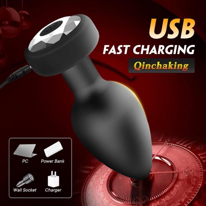 Anal Plug Adult Sex Toy,Adult Sex Toys and Games for Men Women,Wireless Remote Control 10 Frequency Vibration,Small Butt Plug for Female Male Prostate Massage Vibrating Anal Sex Toys for Men,Black - Image 5
