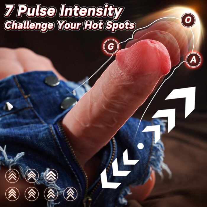 Male Sex Doll with Realistic Thrusting Dildo - EINSEO Adult Torso Sex Dolls & 7.3 inches Vibrating Dildos for G-spot Anal Stimulation, Unisex Masturbator Mens Gay Sex Toys for Women Female Couples - Image 5