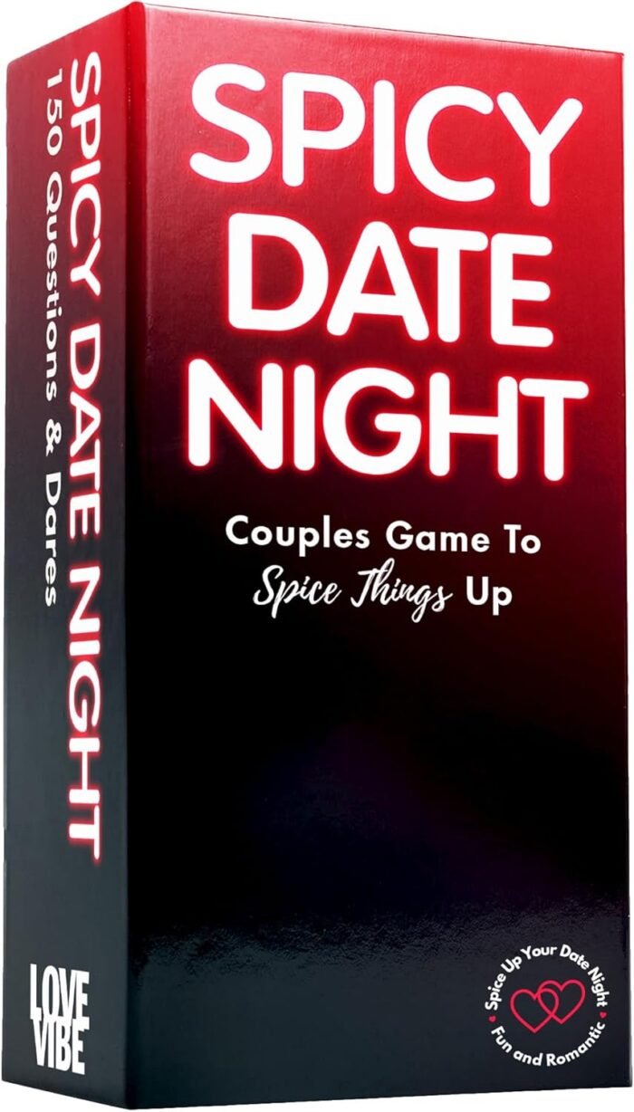 Spicy Date Night Valentines Gifts for Her Him - Couples Games for Him, Her, Girlfriend, Boyfriend, Wife, Husband - Date Night Games for Couples, Couples Gifts for Anniversary, Birthday