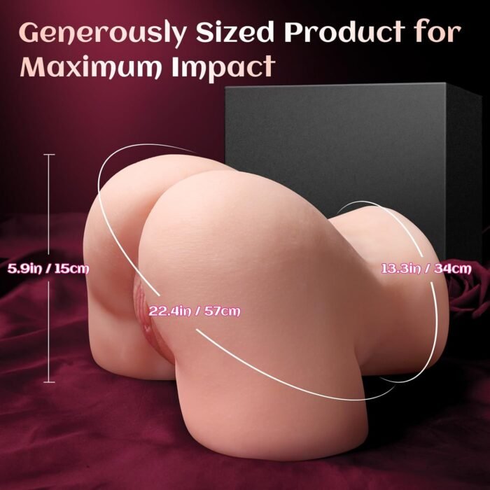Vibrating Sex Doll Male Sex Toy for Men, BIG SHOCKED Automatic Male Masturbator Mens Sex Dolls Electric Pocket Pussy Fleshy Stroker Sex Toys & 12 Vibration Adult Toys 3D Lifelike Soft Butt Vagina Anal - Image 9