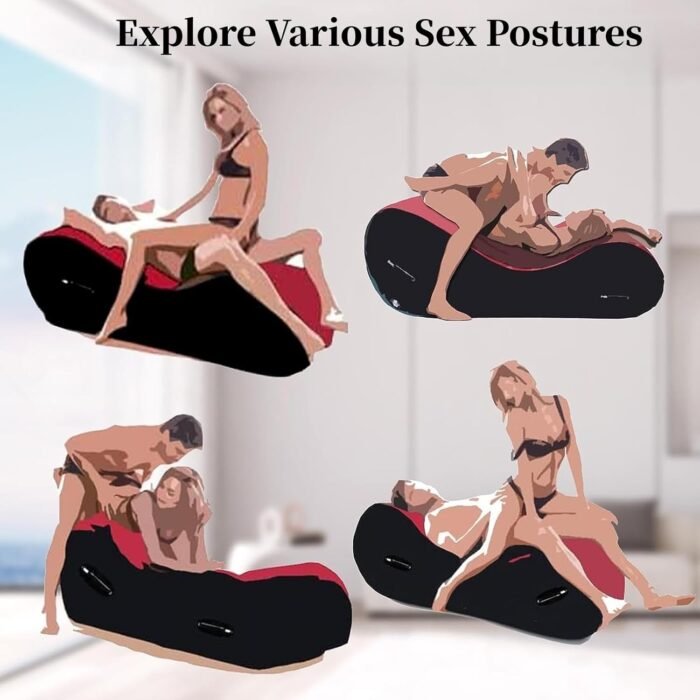 Inflatable Sex Sofa Position Pillow Sofa Bed with Electric Pump - Magic Cushion Furniture for Couples Position Support Pillow - Ship from US - Image 2