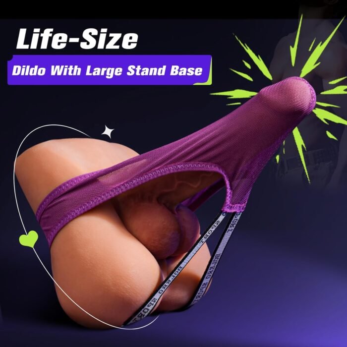 Adult Sex Toys with Flexible Dildo - 3.8LB Realistic Sex Dolls Masturbator with 6.9in Huge Dildo,Pocket Pussy Male Stroker Tight Anal Butt for Adult, Coocfan Unisex Sex Toys for Women Men Couples Gay - Image 5