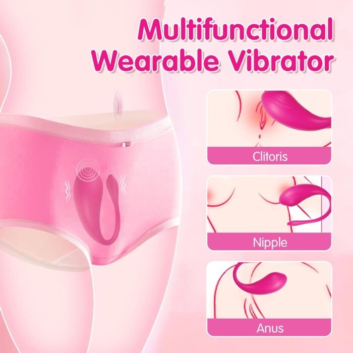 Female Sex Toys Wearable Vibrator - Adult Toys Long Distance Bluetooth App Remote Control G Spot Vibrator More Than 9 Vibrations, Mini Panty Vibrator Anal Plug Female Adult Sex Toys for Women Couples - Image 5
