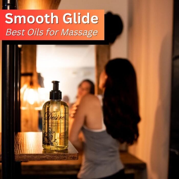 Desire Sensual Massage Oil for Date Night | Best Massage Oil for Couples | All Natural with Sweet Almond, Grapeseed & Jojoba for Smooth Glide & Moisturized Skin 8oz - Image 4
