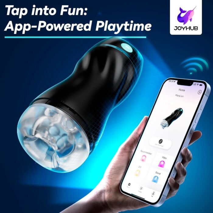 EINSEO Automatic Sucking Male Masturbators - Upgraded 7 Vibration & Suction Hands Free Pocket Pussy Male Stroker with 3D Realistic Textured, Blowjob Toy Mens Adult Male Sex Toys for Men Sex Machine - Image 8