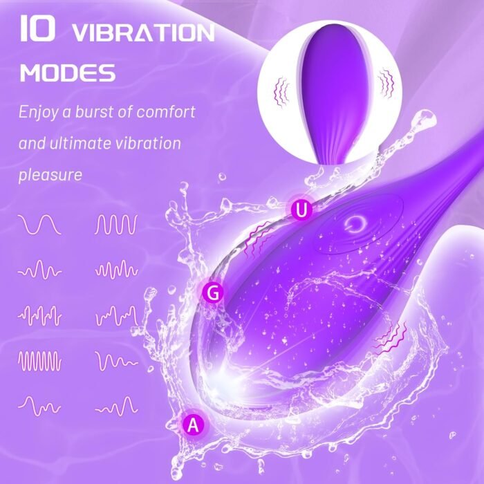 APP Remote Control Vibrator Sex Toys, Wearable Panty Mini G Spot Bullet Egg Vibrators with 10 Vibration Modes, Rose Dildo Clitoral Vagina Anal Stimulator, Adult Sex Toy for Women or Couples - Image 2