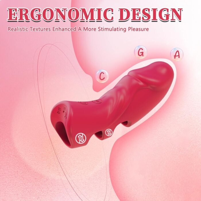 Finger Vibrator Mini Sex Toy for Women - G Spot Vibrator Nipple Clitoral Stimulator with 5 Vibrations - Quiet Pocket Vibrator Adult Sex Toys Female Sexual Pleasure Tools for Women and Couple - Image 2