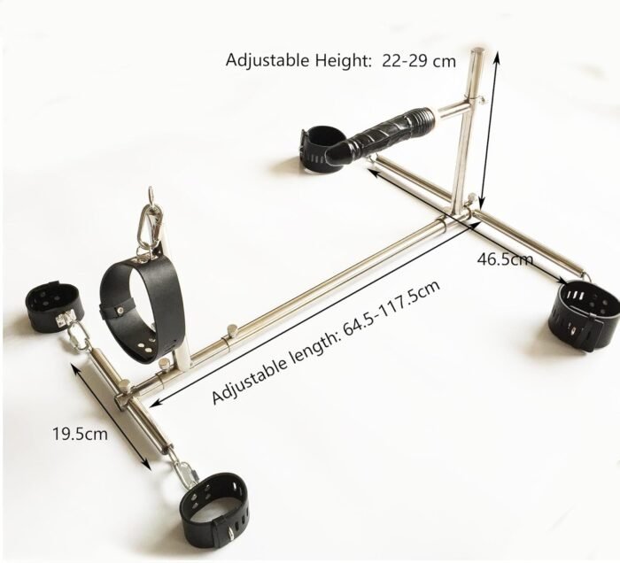 Sex Fucking Machine Heavy Duty Bondage Bar Kit BDSM Tie Toture Rack Dildo Handcuffs Ankle Cuffs Collar Tie Stand Up Restraint Furniture BDSM
