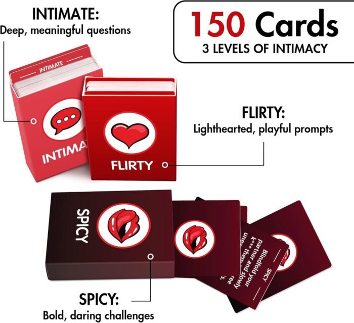 Spicy Date Night Valentines Gifts for Her Him - Couples Games for Him, Her, Girlfriend, Boyfriend, Wife, Husband - Date Night Games for Couples, Couples Gifts for Anniversary, Birthday - Image 4