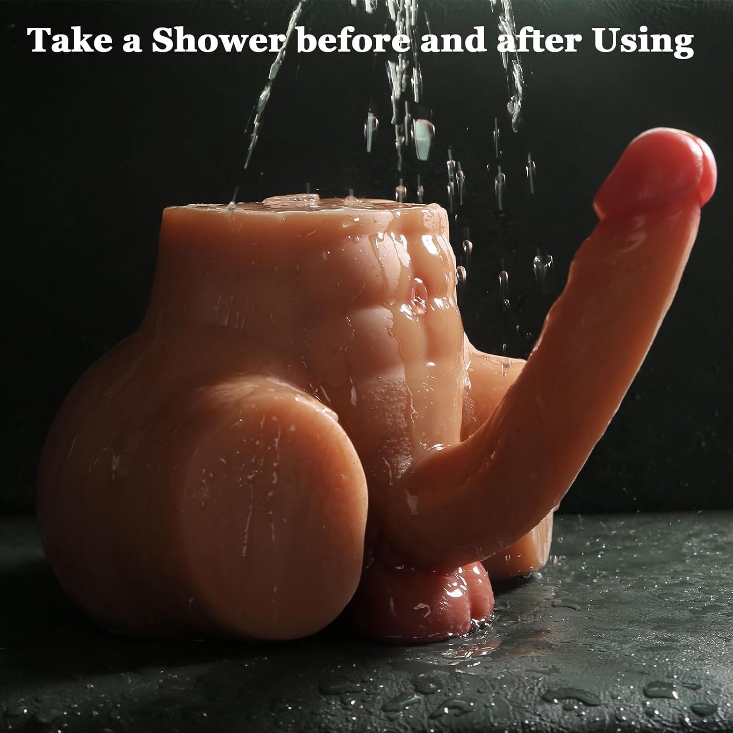 8lb Male Sex Doll with Flexible Dildo Realistic Sex Huge Cock, Torso Sex Dolls for Women 7.9 in Cock Female Masturbation Unisex Masturbator Tight Anal Adult Toy for Men Couple Women Gay Sex Toy - Image 5