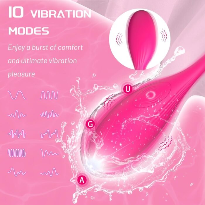 APP Remote Control Vibrator Sex Toys, Wearable Panty Mini G Spot Bullet Egg Vibrators with 10 Vibration Modes, Rose Dildo Clitoral Vagina Anal Stimulator, Adult Sex Toy for Women or Couples - Image 2