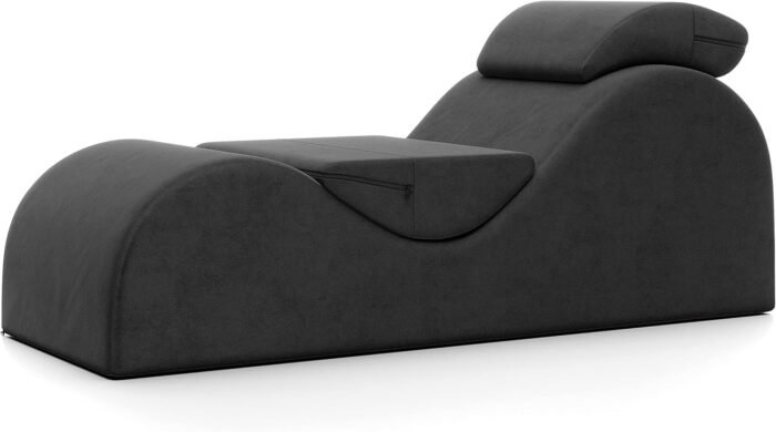 Liberator Esse Sensual Sex Lounge Chair, Black Velvish