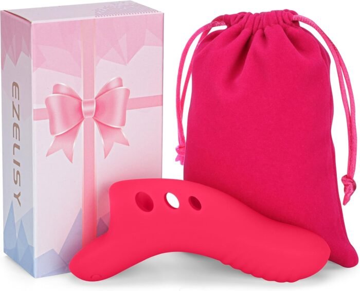 Sex Toys Finger Vibrator for Women: Female G Spot Clit Stimulation for Couples Sexual Pleasure - Quiet Mini Adult Toy with 10 Vibrating Modes for Foreplay Bedroom Shower Travel Gift
