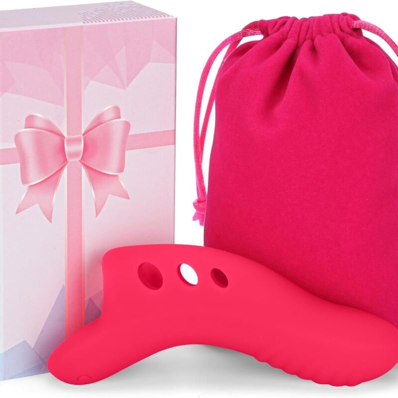 Sex Toys Finger Vibrator for Women: Female G Spot Clit Stimulation for Couples Sexual Pleasure - Quiet Mini Adult Toy with 10 Vibrating Modes for Foreplay Bedroom Shower Travel Gift