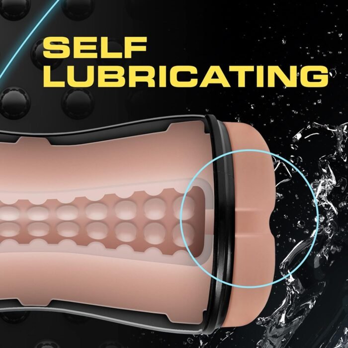 Blush Novelties, Coverboy Surfer Dude, Realistic Male Masturbator Self Lubricating Stroker, Textured Ribs for Massaging Pleasure & Flesh Feel, Gay or Straight Pocket Anal Play, Adult Male Sex Toy - Image 6