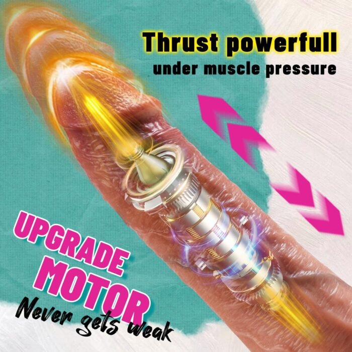 10.43" Huge Dildo Thrusting Vibrating Dildo Sex Toys for Women, Realistic Thick Dildo Vibrator with 6 Thrust Speeds & 10 Vibrations, G Spot Adult Toy for Men with Suction Cup Dildo Anal Dildo - Image 2