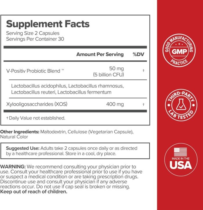 URO Vaginal Probiotics for Women pH Balance with Prebiotics & Lactobacillus Probiotic Blend - Women's Vaginal Health Supplement - Promote Healthy Vaginal Odor & Vaginal Flora, 60 Count (Pack of 1) - Image 5