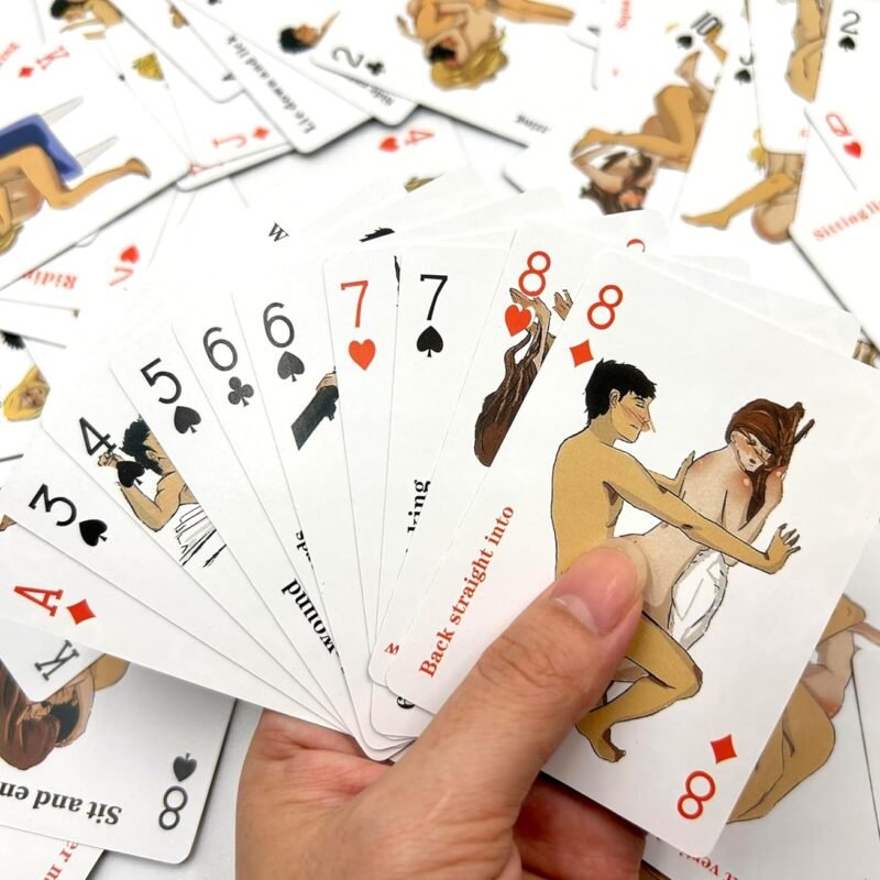 Sex Cards Adults Sex Card Game Sexual Position Poker Foreplay Fun Sex Games Fun Card Games for Couples - Poker Position Couple Game for Date Night Game to Enhance Intimacy Bedroom Battle Card