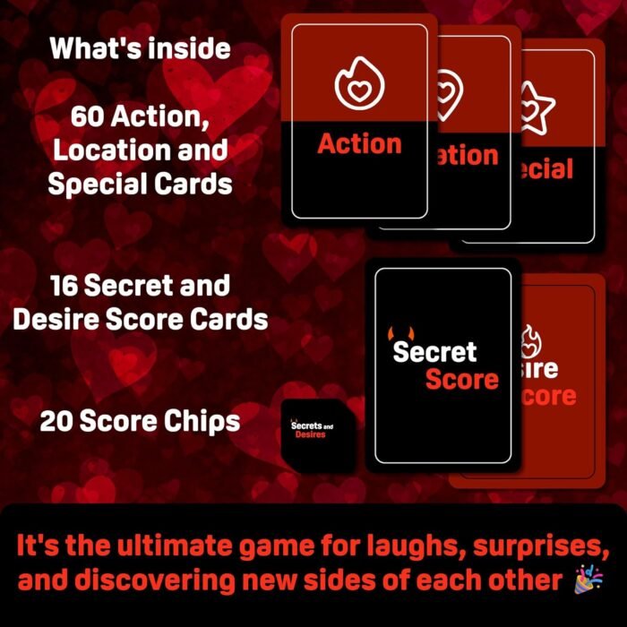 Fun and Sexy Card Game for Couples - Sex Gaming Cards for Two Adults, Sex Accessories Adult Card Games, Bedroom Games for Couples, Adult Sex Games, Couples Sex Games, Sex Card Game with Sex Cards - Image 5