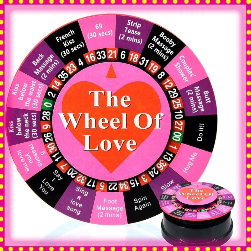 Electric Sex Roulette Wheel Spinner Turntable for Couple Games Novelty Foreplay Sex Toy for Lover Erotic Bedroom Game Activity Ideas