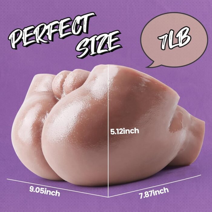 Sex Doll for Men Gay Masturbation, 7LB Gay Sex Doll,Realistic Gay Sex Toys with Anus Testicles, Male Sex Doll for Gay, Adult Sex Products Gay Sex Doll (Brown) - Image 2