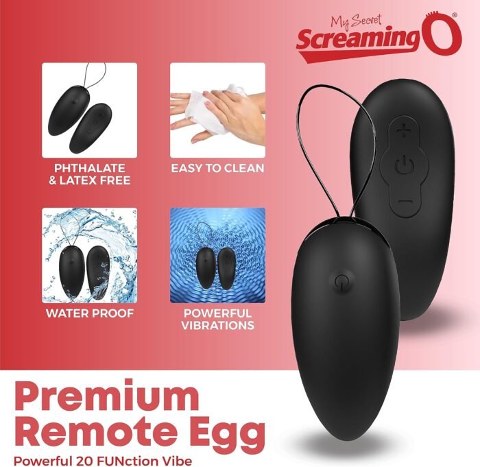 Screaming O - Premium Vibe Remote & Egg Vibrator - Vibrator for Women, Discrete Egg Toy - Women Vibrator, Pleasure Egg for Personal or Couple Fun- Egg Bullet Vibrator - Image 2