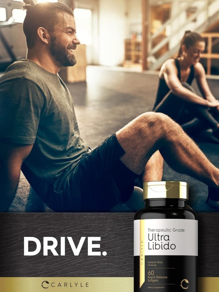 Carlyle Ultra Libido Supplement for Men | 60 Softgel Capsules | Extreme Male Formula | Non-GMO & Gluten Free - Image 7