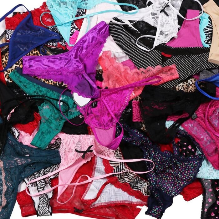 UWOCEKA Sexy Underwear, Kinds of Women T-Back Thong G-String Underpants Sexy Lacy Panties - Image 3