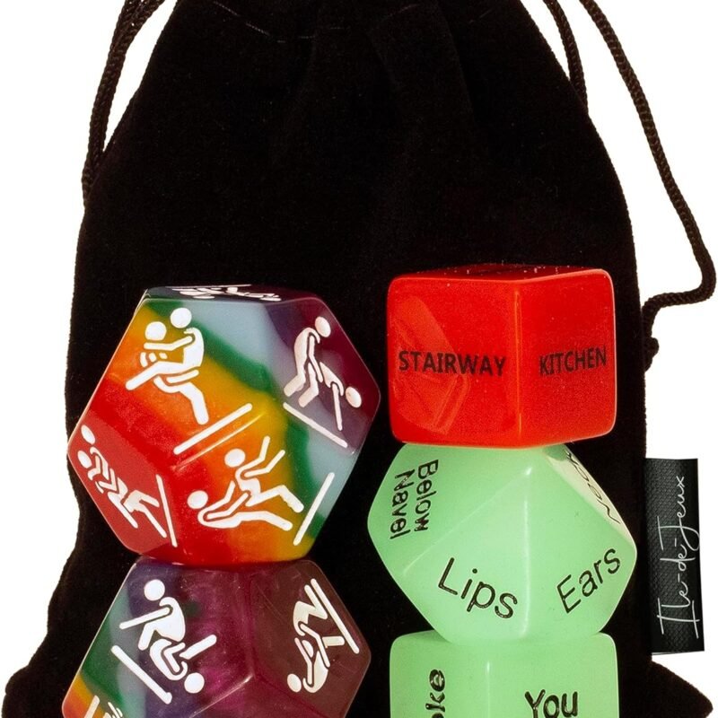 Men LGBTQ+ 5 Sex Dice Set for Couples, Pride Sex Game. Women Model Available, Naughty Love Dice, Adult Game Night, Sex Party Dice, Sex Positions, Gay Valentines Gift Toy. Gay Romance